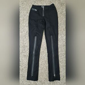 Bebe women zipper pants size 2